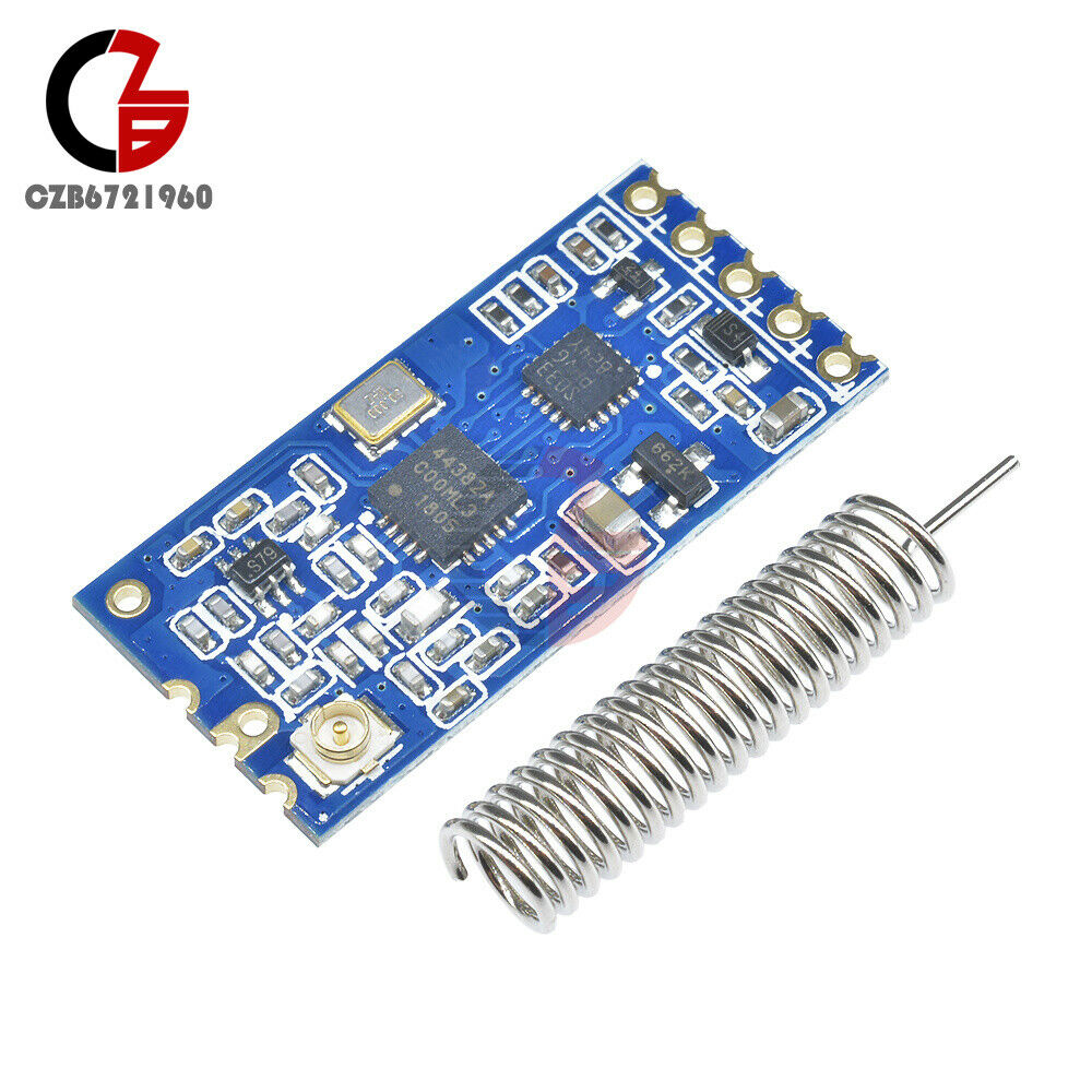 5pcs HC-12 433Mhz SI4463 Wireless Serial Port Module 1000m Replace Bluetooth