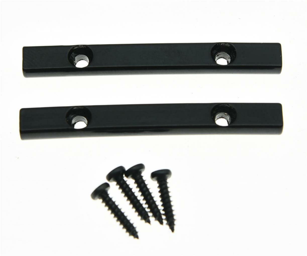 2x Black 44.5mm Electric Guitar String Retainer Bar for Floyd Rose Guitar