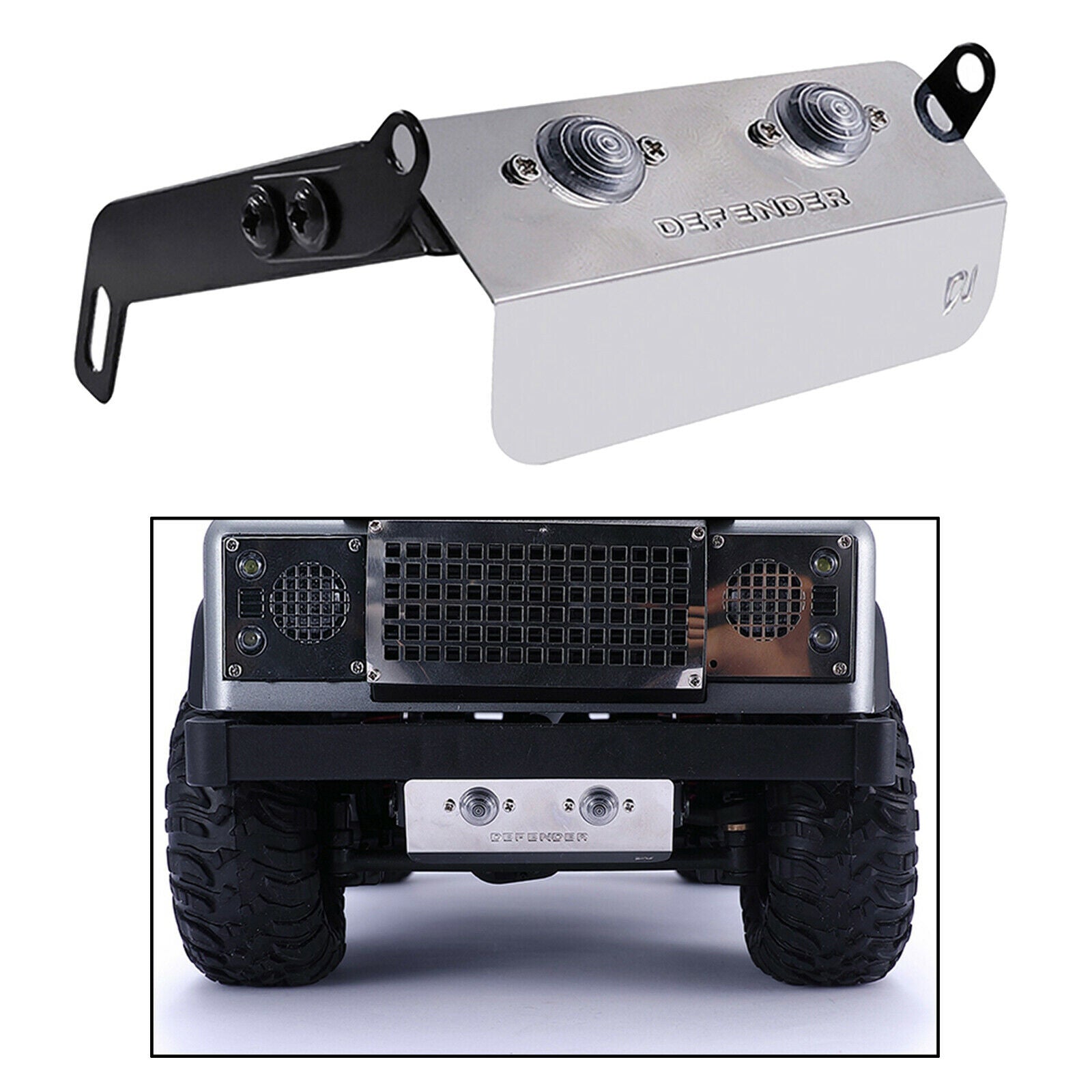 Front Chassis Armor Plate Collision Avoidance for MN D90 D91 1/12 RC Crawler