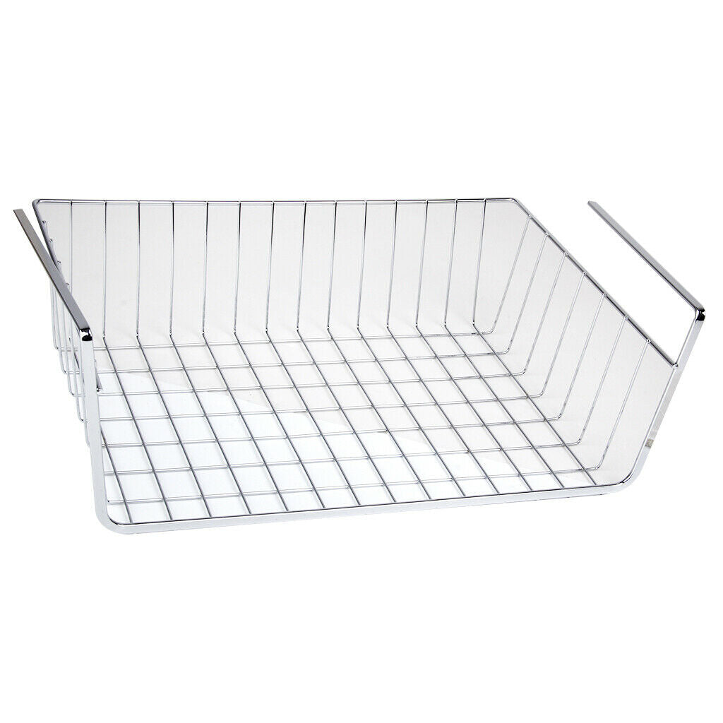 2pcs Hanging Basket Cabinet Basket Wardrobe Basket Rack, 40 X 26 X 15cm