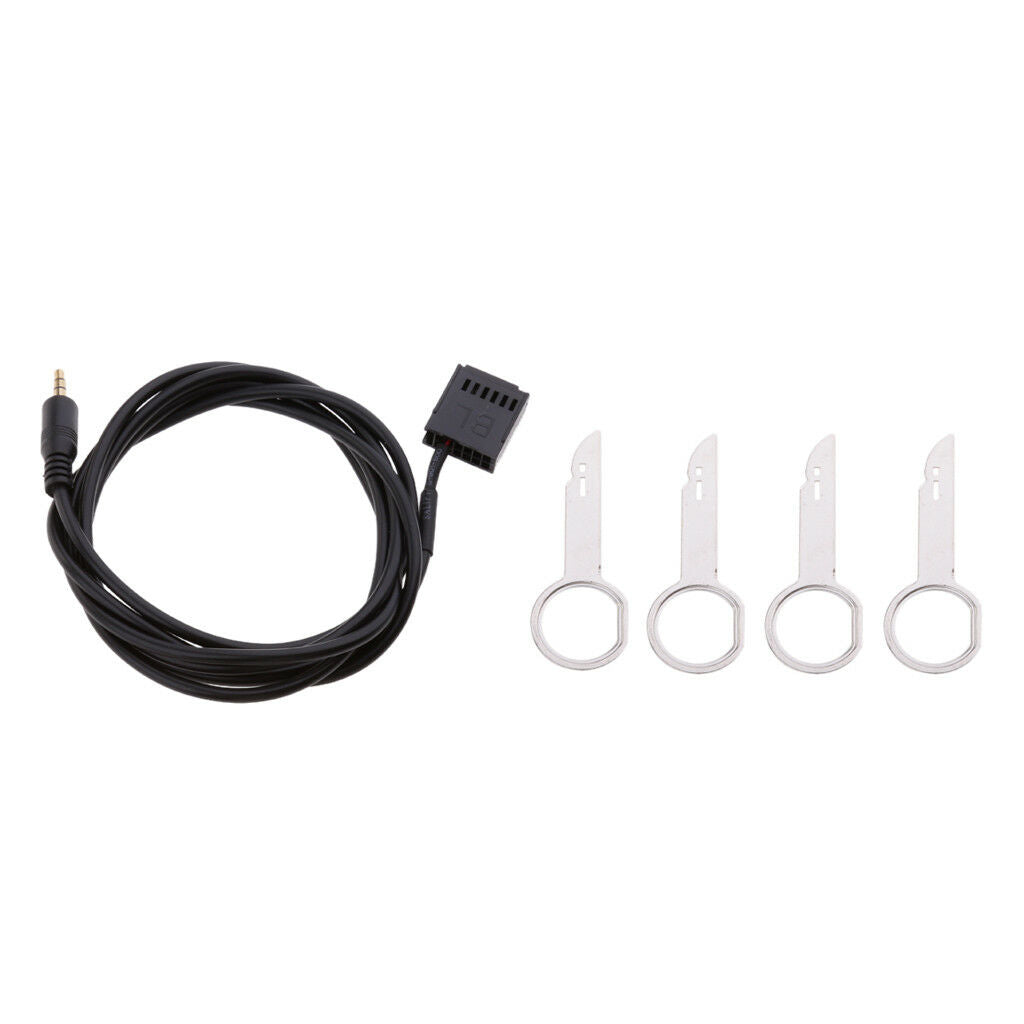3.5mm Male AUX-In Audio Stereo Cable Adapter for Ford Mondeo Fusion Transit
