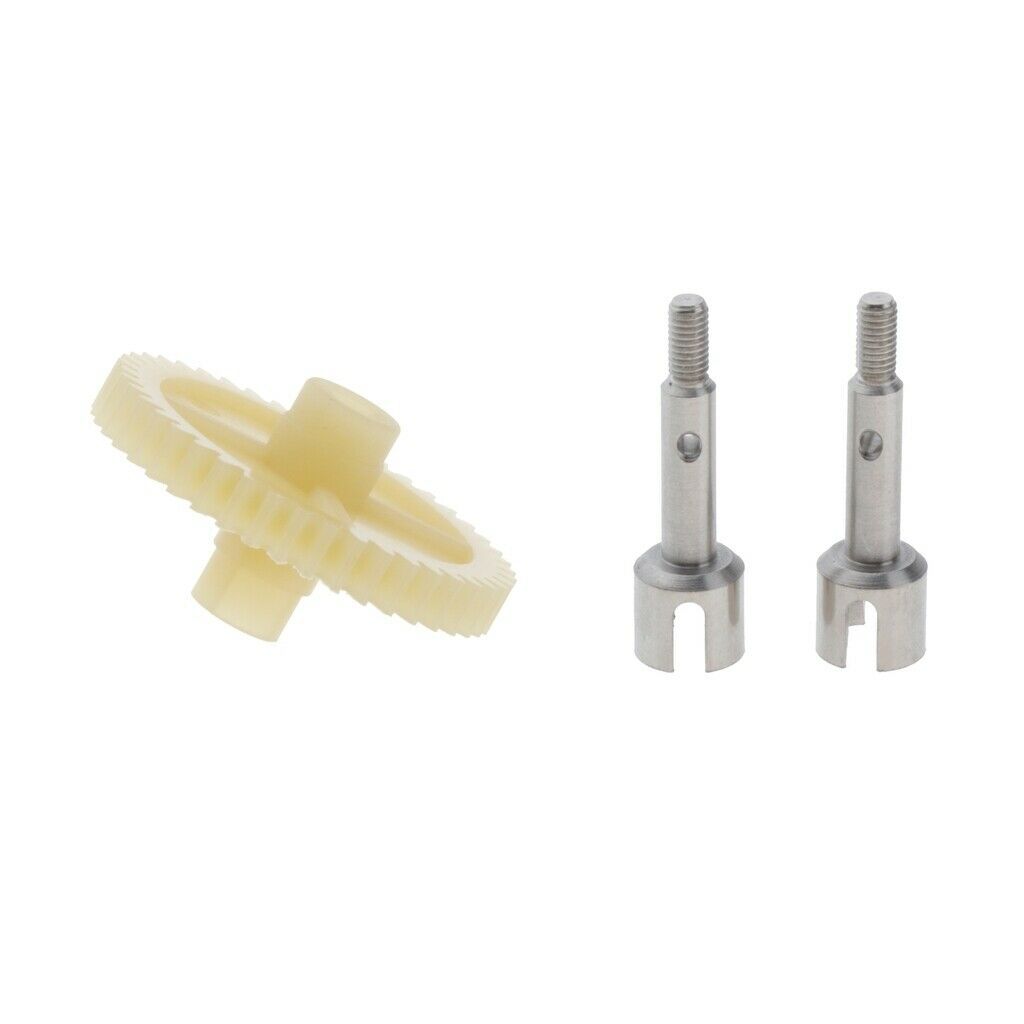 1/14 Rear Wheel Shaft Cups and Diff Main Gear for WLtoys 144001 RC Car