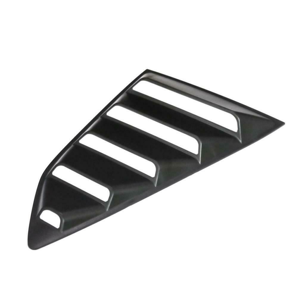 2Pcs Replacement Side Window Louver Cover 1/4 Scoop 17x10 Inch For Camaro