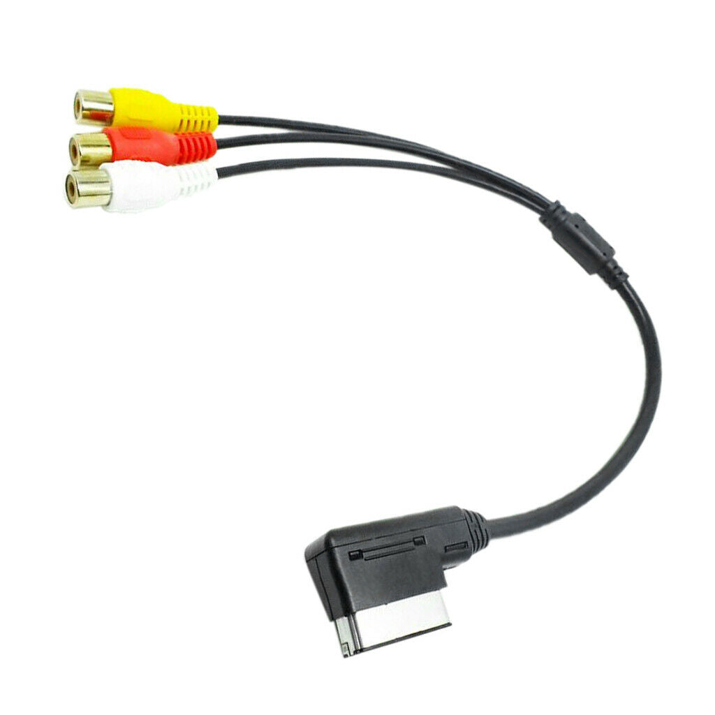 Car Audio Input Cable Adapter AMI to RCA Wire for Audi A3\A4\A5\A6\A8\Q5\Q7