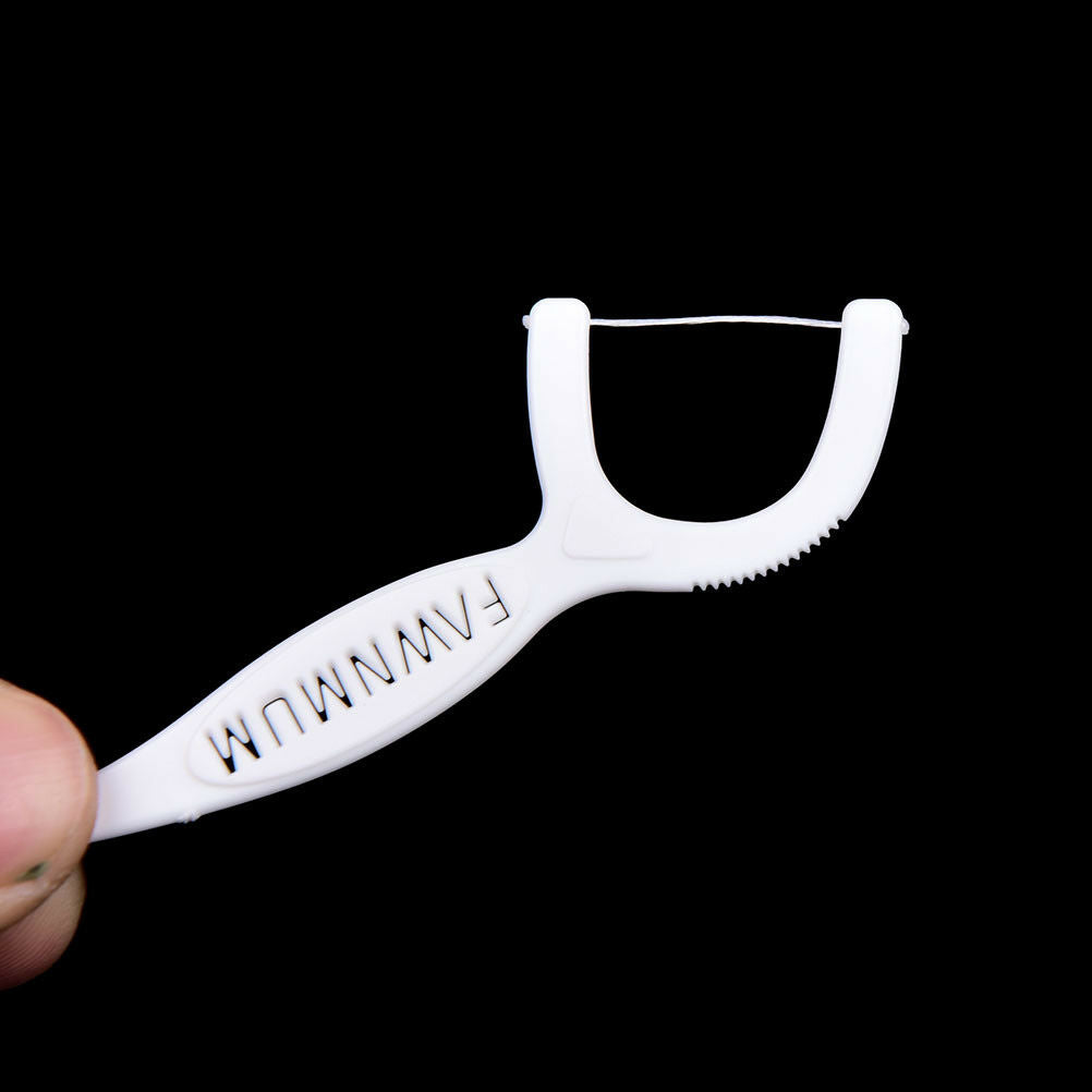 100pc/Pack Sticks Health Tooth Clean Picks Dental Floss Flosser Toothpic .l8