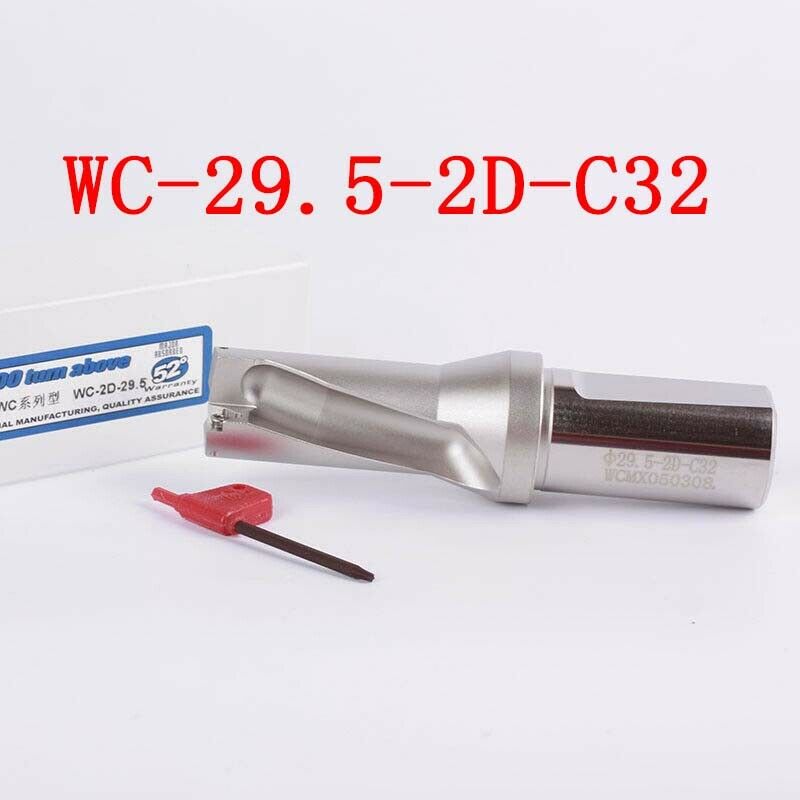WPD295-32-2D 29.5mm U drill indexable drill For WCMX050308 U drill insert Φ29.5