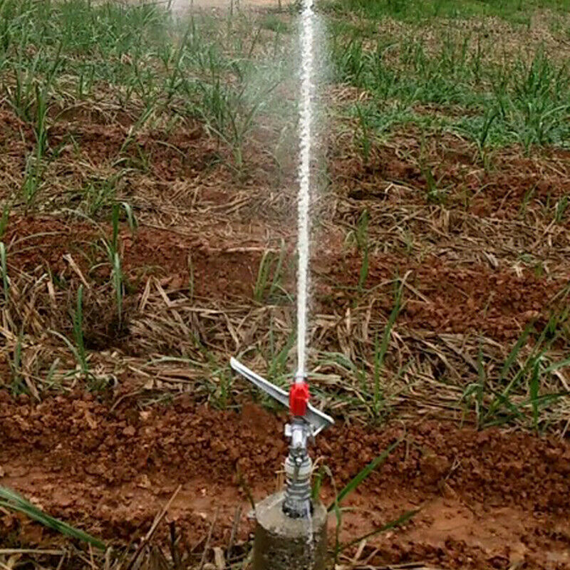 1.5" 360Â° Adjustable Impact Sprinkler Large Area Water Irrigation Spray AU Stock