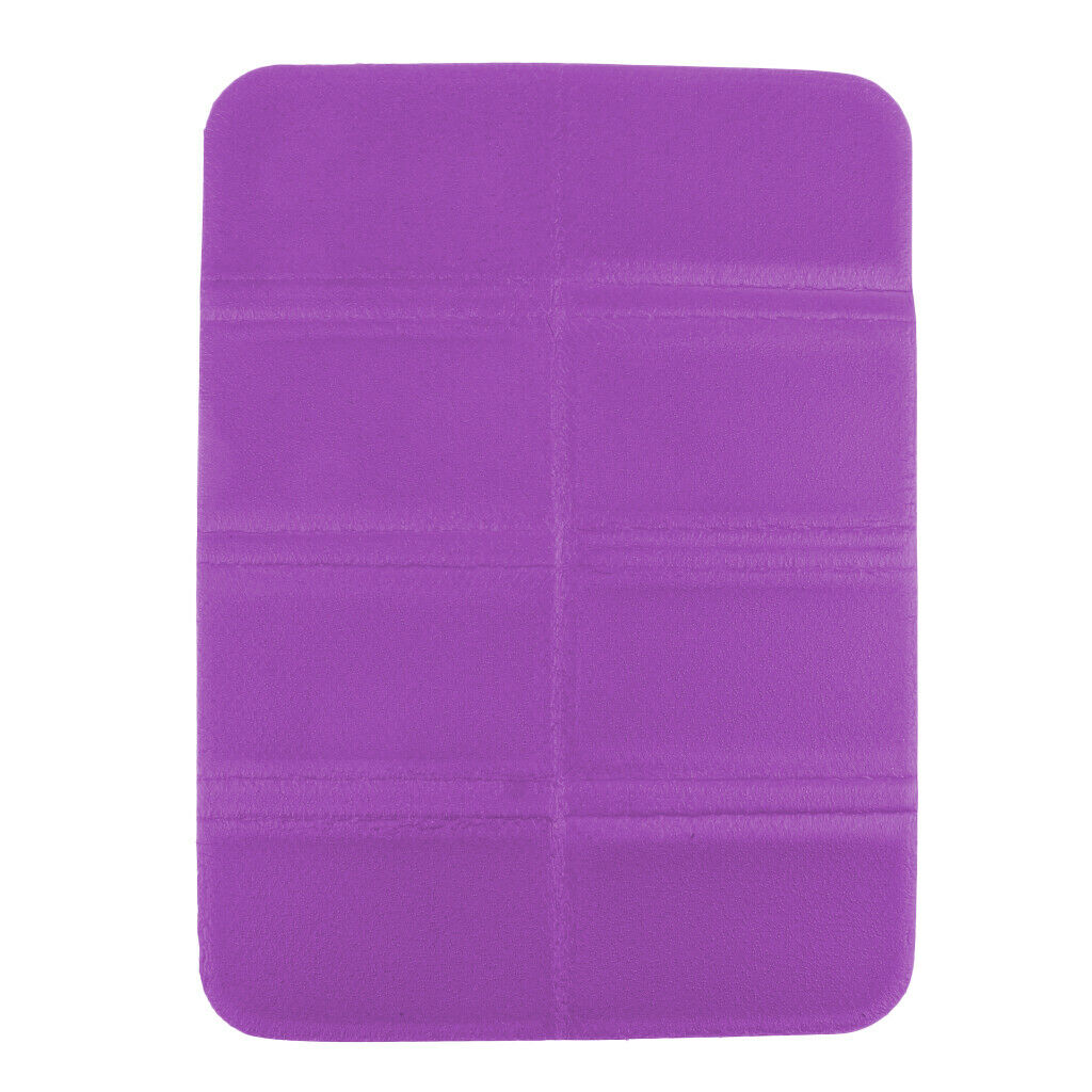 Moisture-proof Folding Travel Camping Mat Seat Waterproof Foam Pad Purple