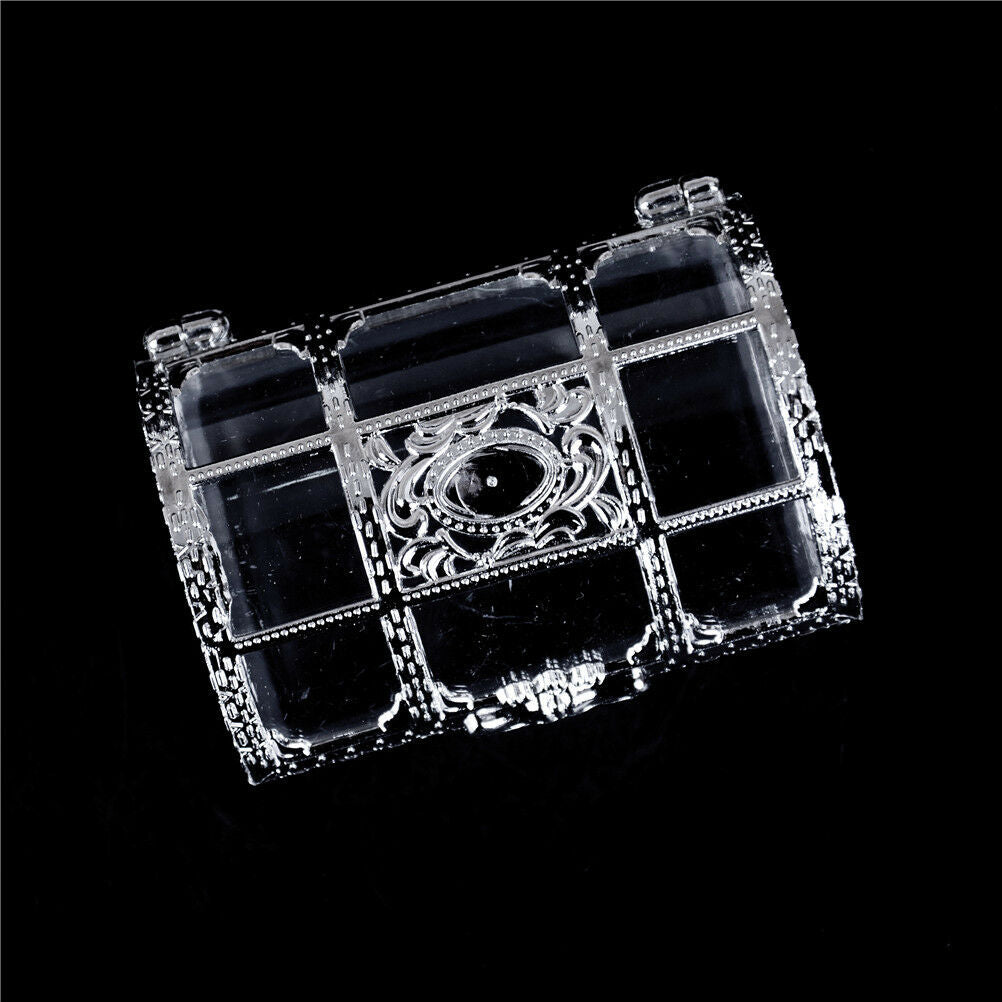 Mini Treasure Jewelry Box Wedding Party Shower Plastic Candy Box Supplies.l8