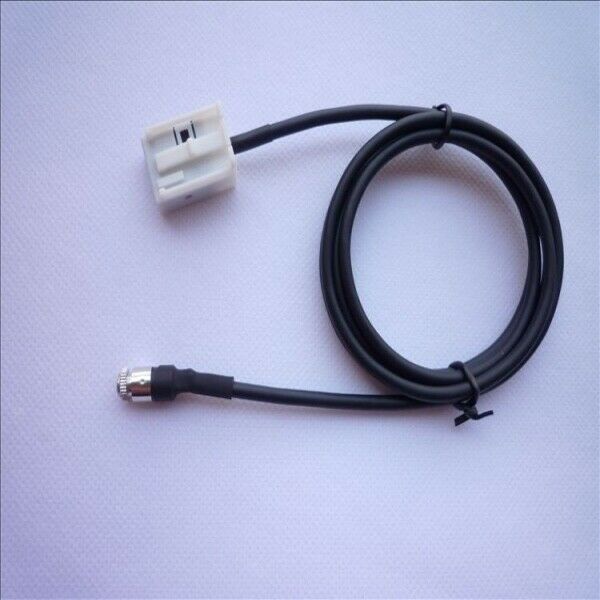 2x 3.5 Jack AUX Auxiliary Audio Input Kit Adapter Cable for BMW E60 E61 E63 E64