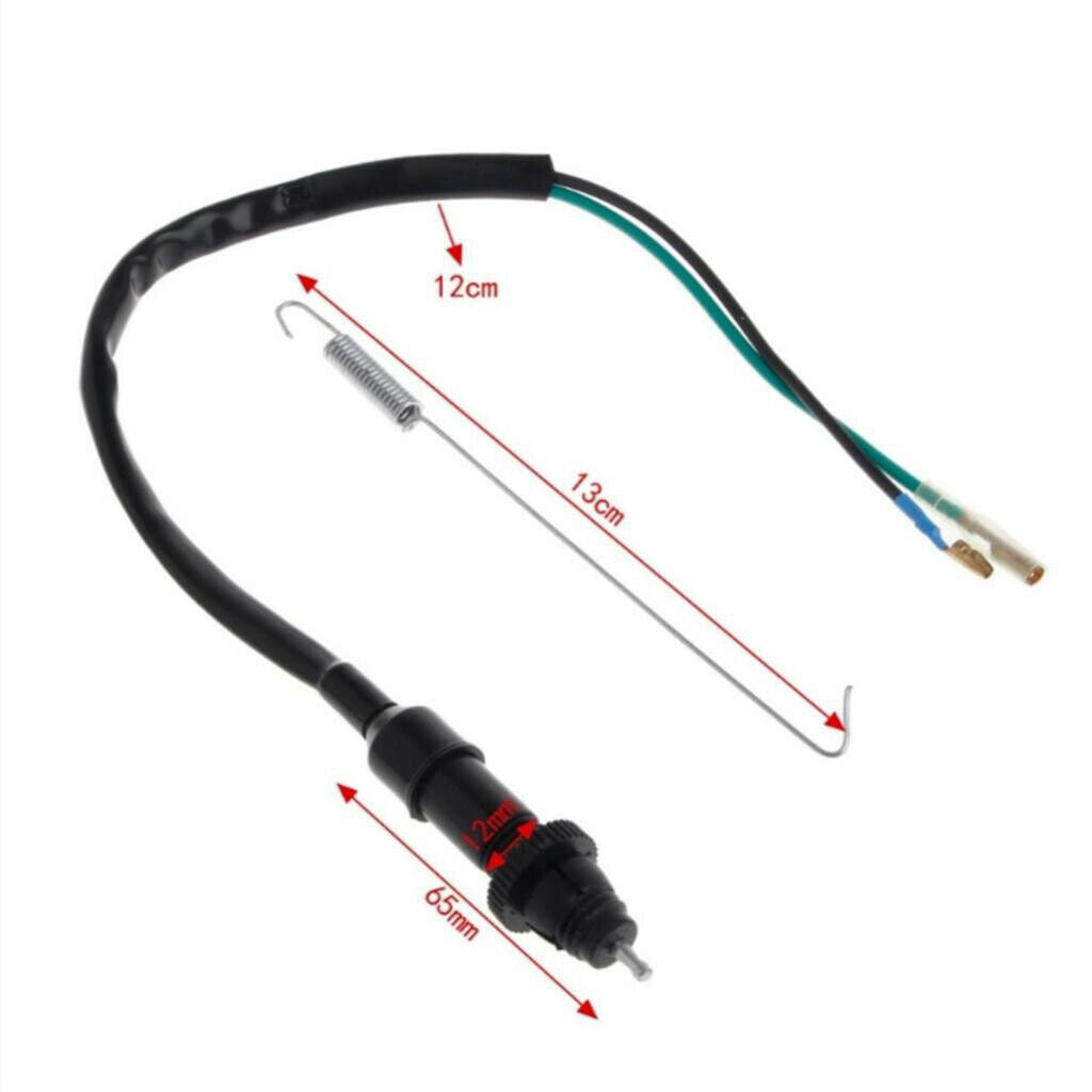 New Motorcycle Rear Brake Light Switch Cables with Spring for Dirt Bike ATV