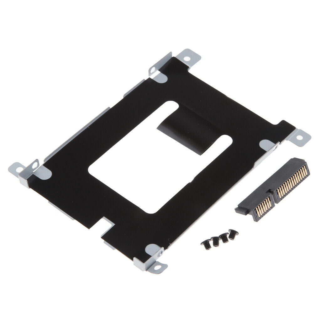 2 Pack SATA Hard Drive HDD Caddy +Connector For Dell Latitude E5420 D80V4