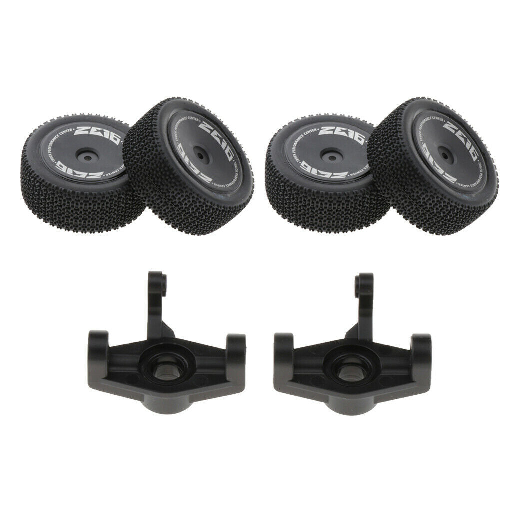 1:14 Scale RC Crawler Car Front Hub Carrier & Rear Tires for WLtoys 144001