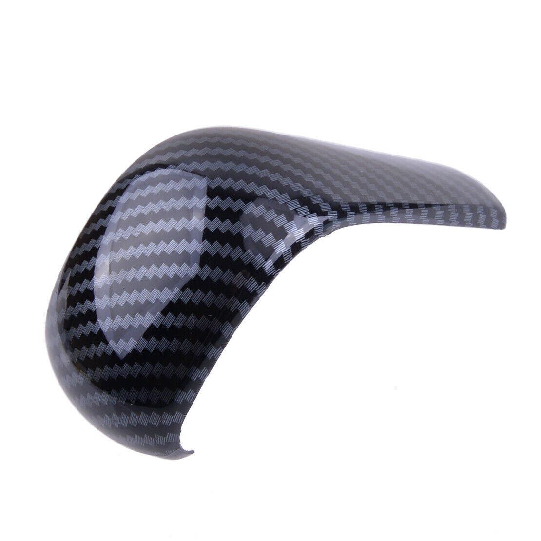 Gear Shift Knob Cap Cover Trim Carbon Fiber Texture Fit For Mazda 3 BP CX-30