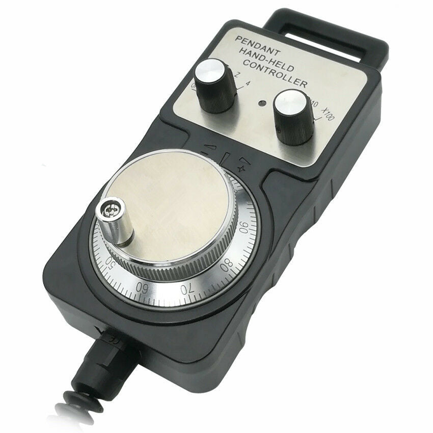 New CNC 12V 25PPR Electronic Hand Wheel Router Manual Pulse Generator Encoder
