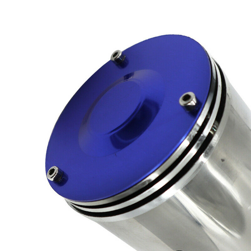 48mm Dia. Motorcycle Bike Cleaner Pod Inlet Stainless Steel Elbow Air Filter Kit