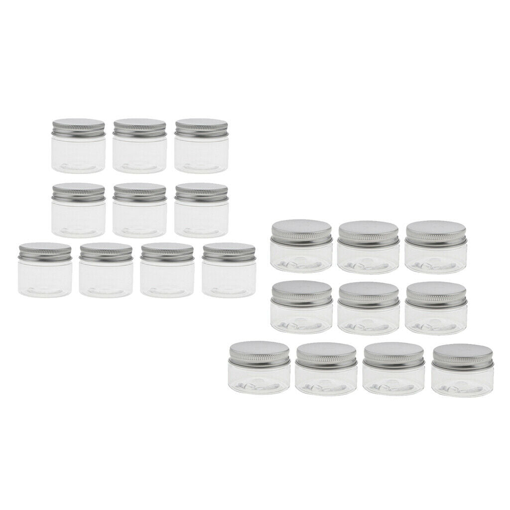 20Pcs Empty Cosmetic Lotion Jars Pot Salves Herbs Body Butter Containers