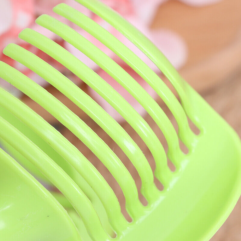 Plastic Vegetable Fruit Cutter Potato Tomato Onion Lemon Egg Peel Slicer .l8
