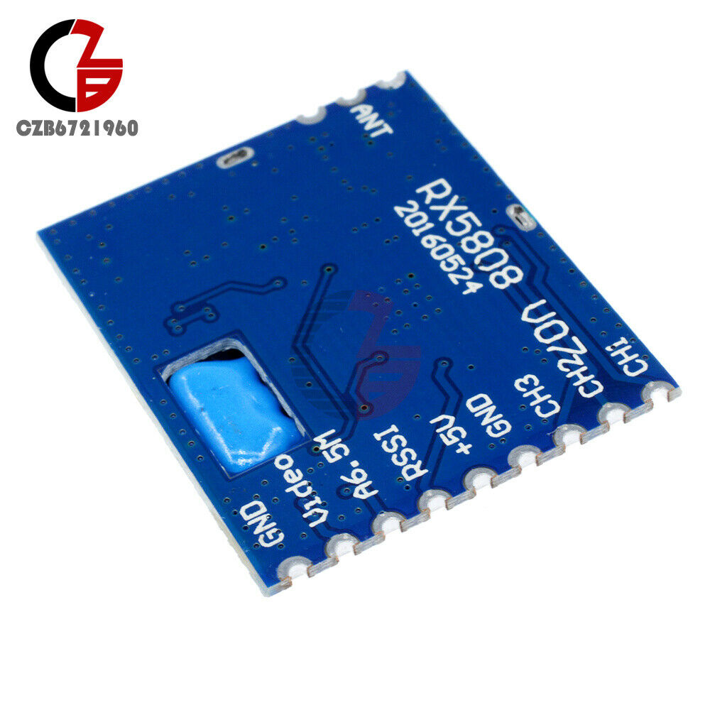 RC FPV 5.8GHz -90dBm 8CH Wireless Audio Video AV Receiving Module For RX5808