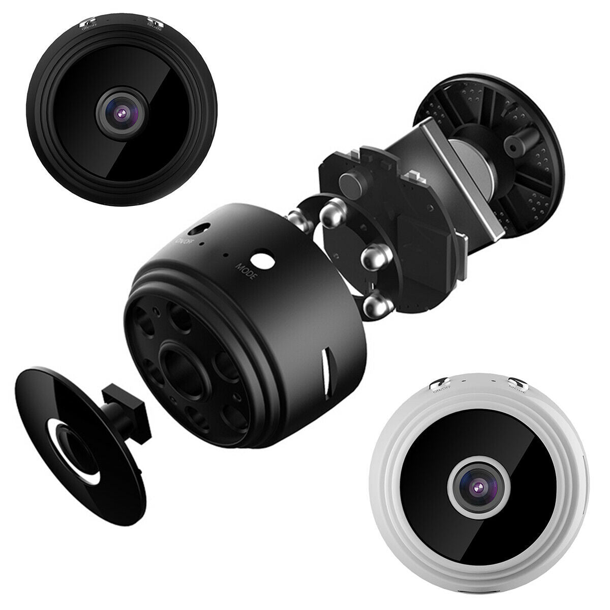 150° USB A9 Night Vision 1080P Sports Camera Support  Windows IOS Android System