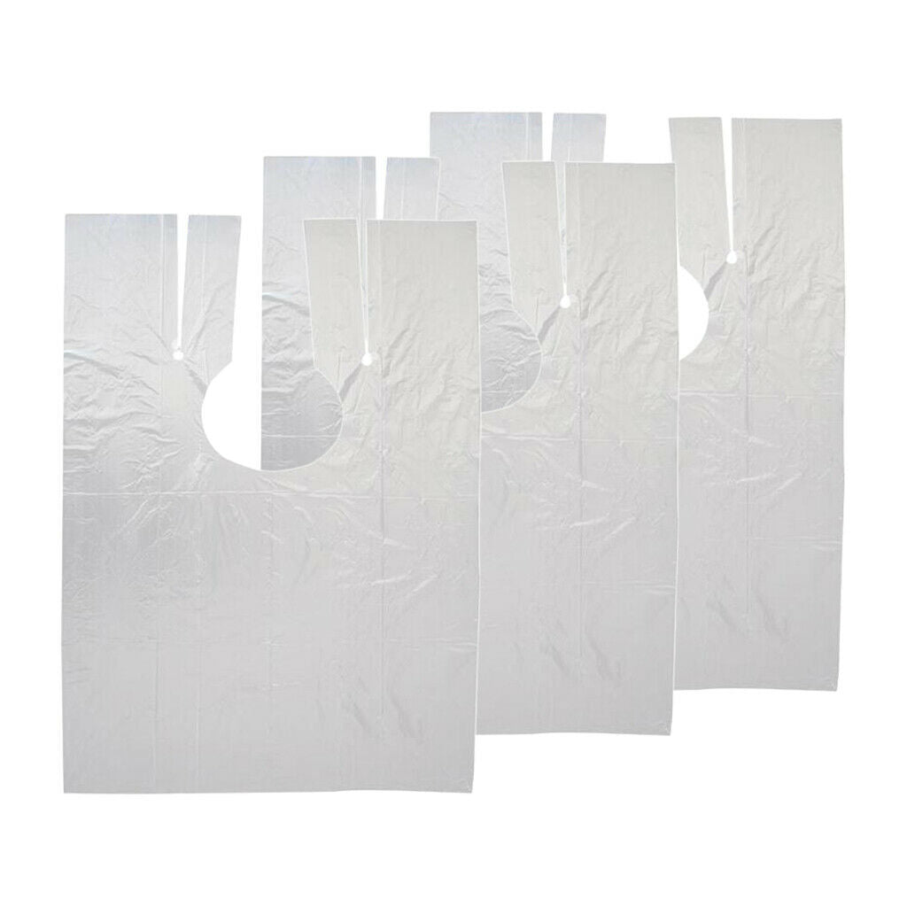 150 Pieces Disposable Hair Cutting Capes Salon Gowns Stylist Barber Apron
