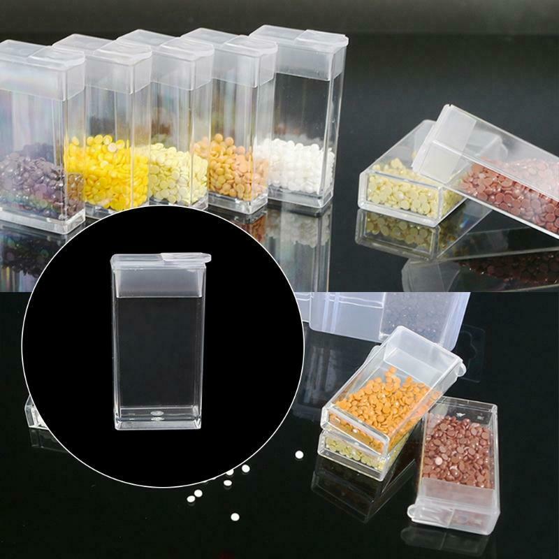 Creative Design 5 Pcs 1 Pack Diamond Container Practical and Multifunctional