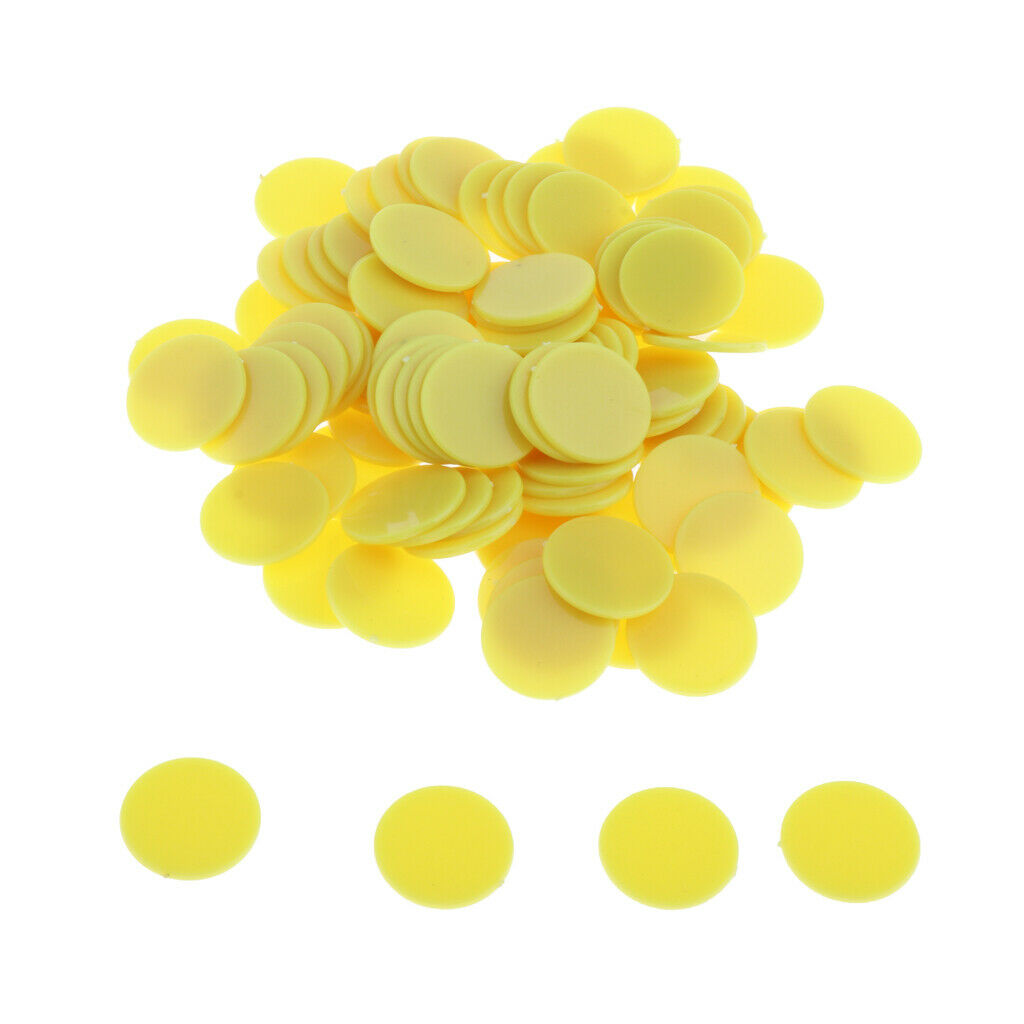 100pcs/pack ABS Plastic Poker Chips Casino