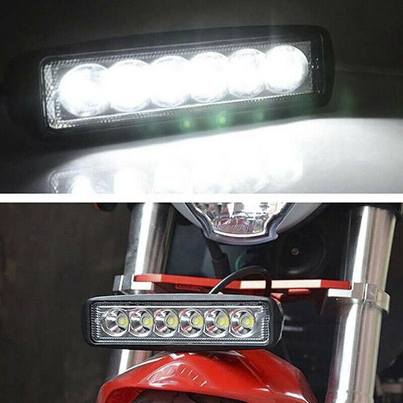6LED 18W Work Light Bar DRL Driving Fog Spot Lamp For Offroad Car Truck& jbB SJ
