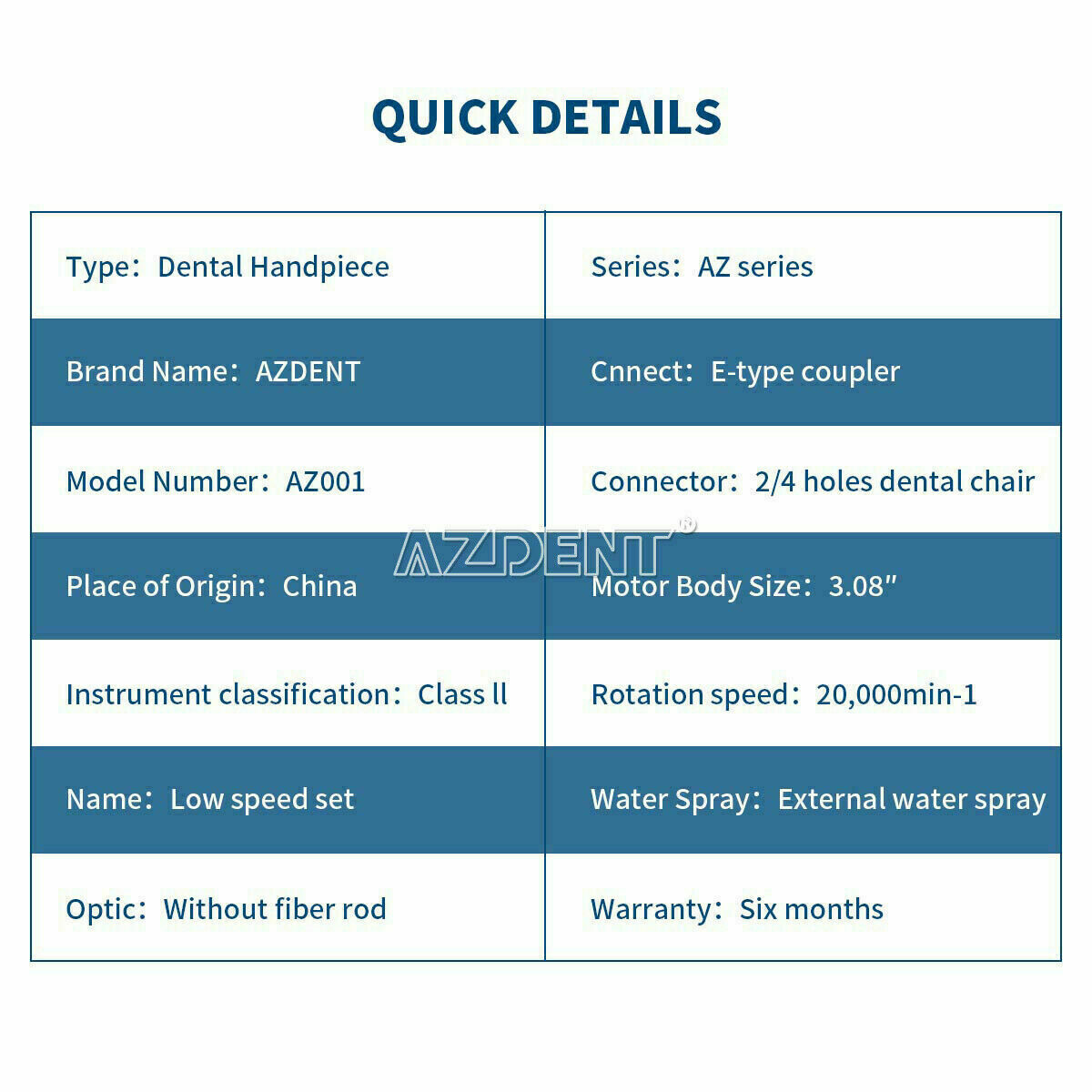 Dental Contra Angle Straight Air Motor Low Speed Handpiece Push Button 4Hole Set