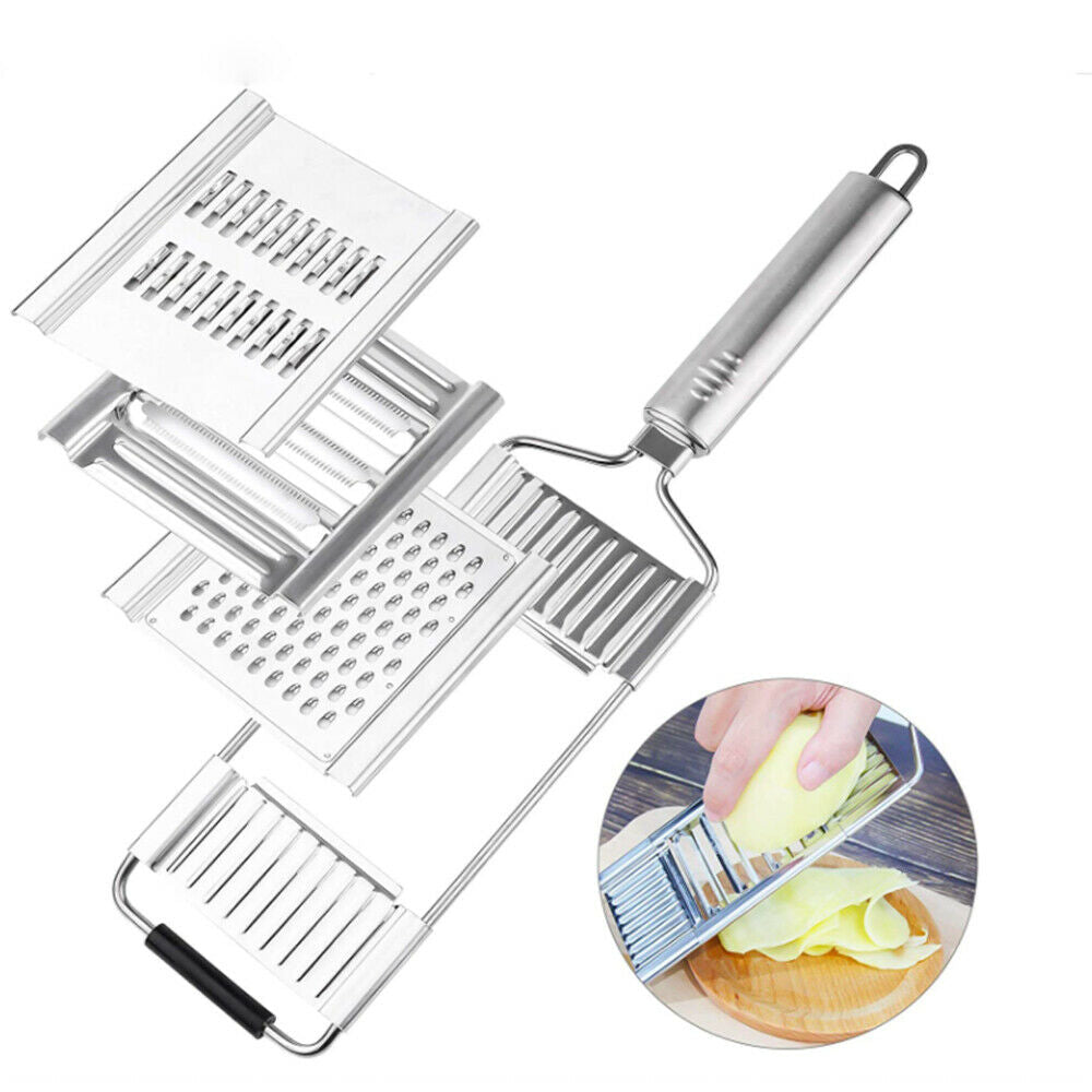 3 in 1 Vegetable Shredder Stainless Steel Cheese Grater Cutter For Carrot Tools