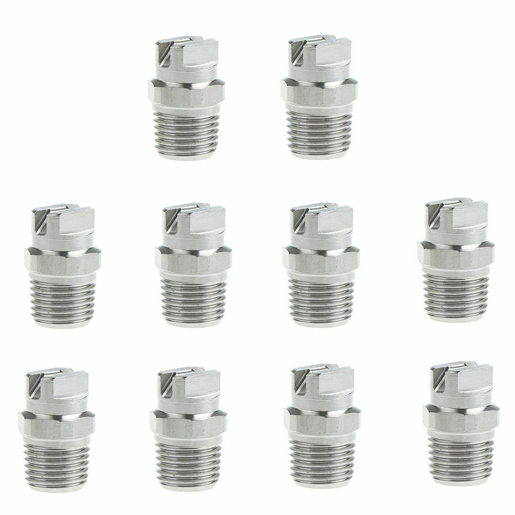 10 Pack High Pressure Spray Nozzle 1/4" Nozzles Pressure Washer Accessories