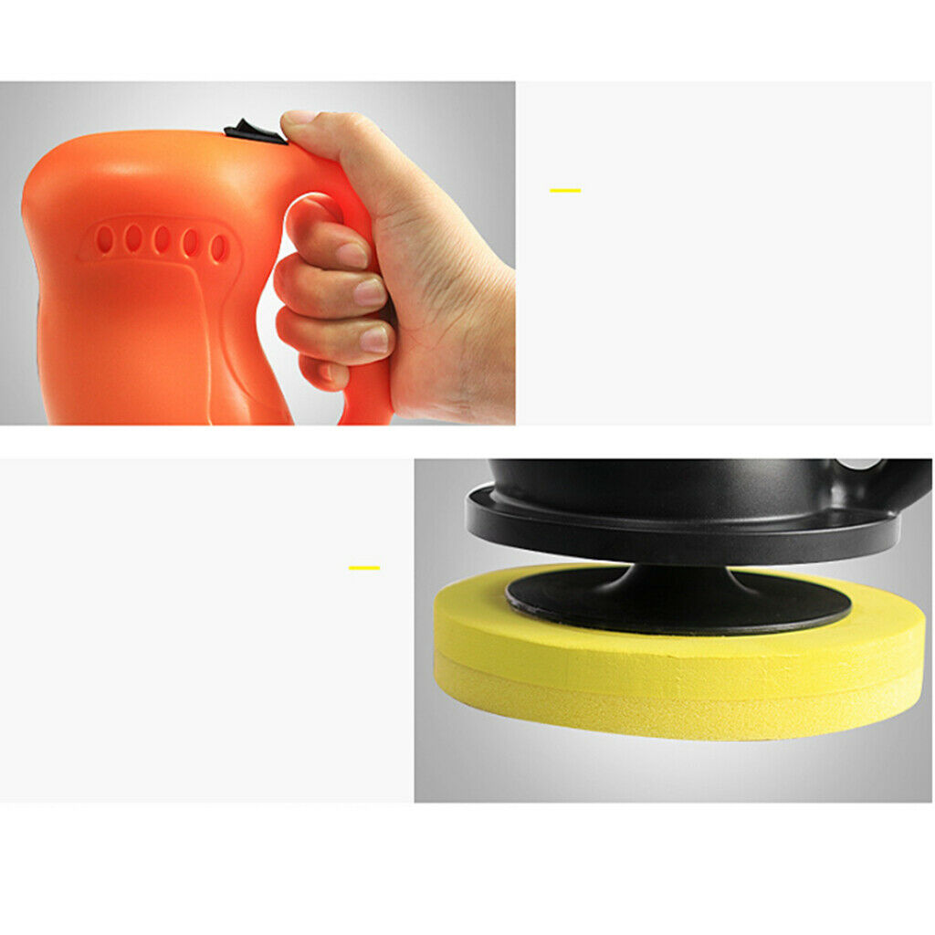 Car Polisher Polishing Buffing Waxing ABS Waxer Polisher Applicator Black