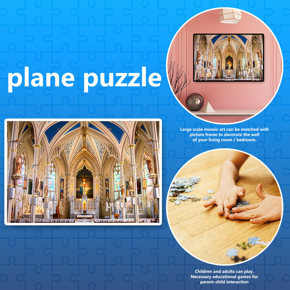 Gesu Church Paper Puzzles 1000pcs Adults Kids Jigsaw Assemble Picture Toys @
