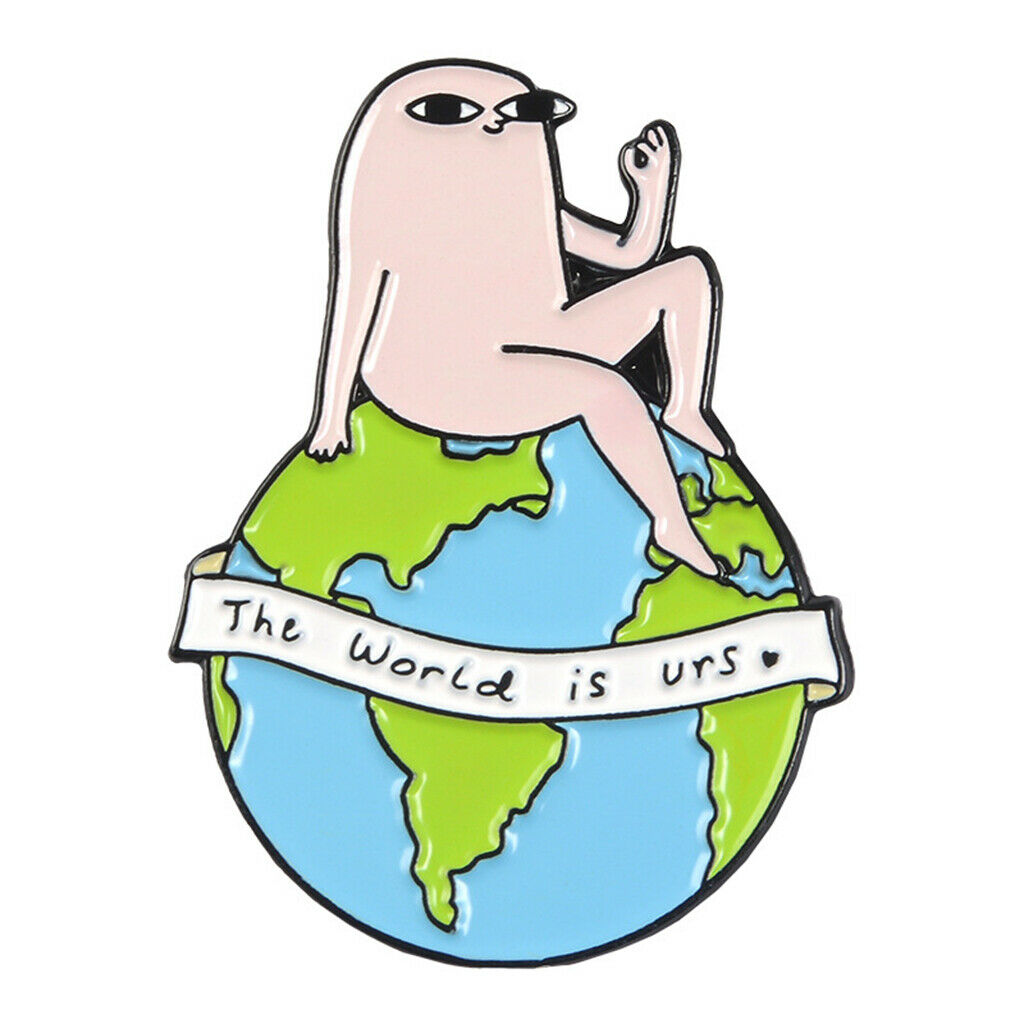 6x Cute Enamel Lapel Pin Cartoon Brooch Pin Badges for Clothes Bag Backpack