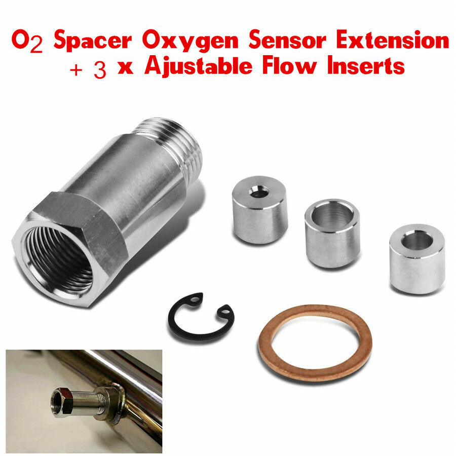 45MM Straight o2 Adjustable Spacer Oxygen Sensor Extension M18X 1.5