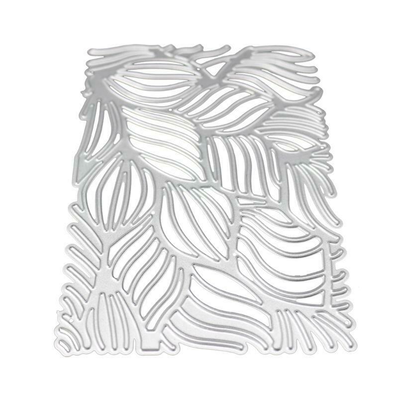 Leaf Frame Metal Cutting Dies Stencil Scrapbooking DIY Album Stamp Paper Emboss
