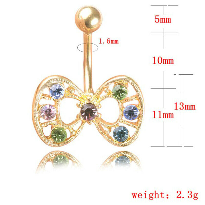 1pc Golden Maple Leaves Navel Ring Belly Dance Accessories Navel Na.l8