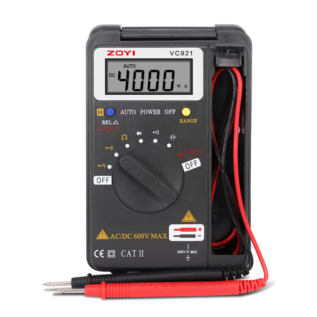 Digital Multimeters Capacitance Resistance Current Meter 4000 Counts Tester