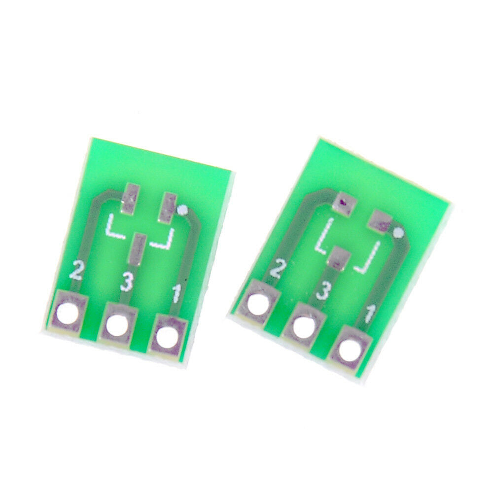 10pcs Double-Side SMD SOT23-3 to DIP SIP3 Adapter PCB Board DIY Converte.l8