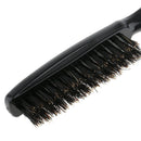 Professional Detangling 3 Rows Tease Comb Brush Back Comb Brush