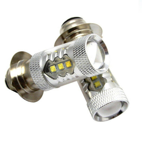 Universal 2PCS 80W LED Head Light Bulbs 600lm Lamp For Motorcycle Scooter Bikes