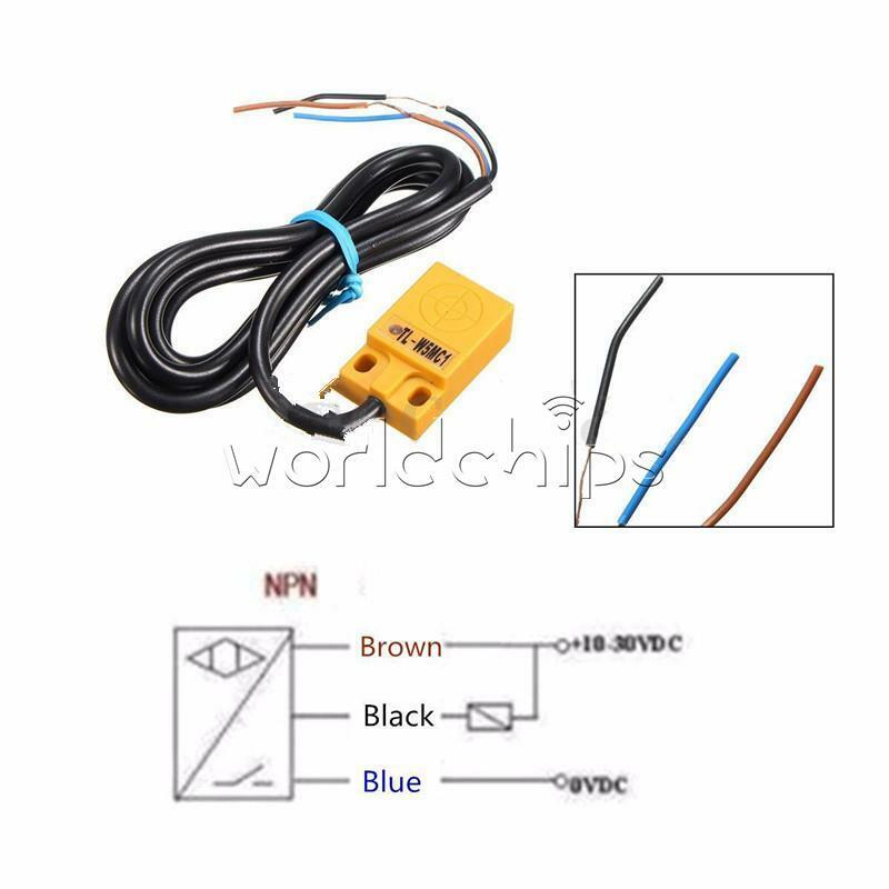 5mm 3 Wire TL-W5MC1 Inductive Proximity Sensor Detection Switch NPN DC 6-36V