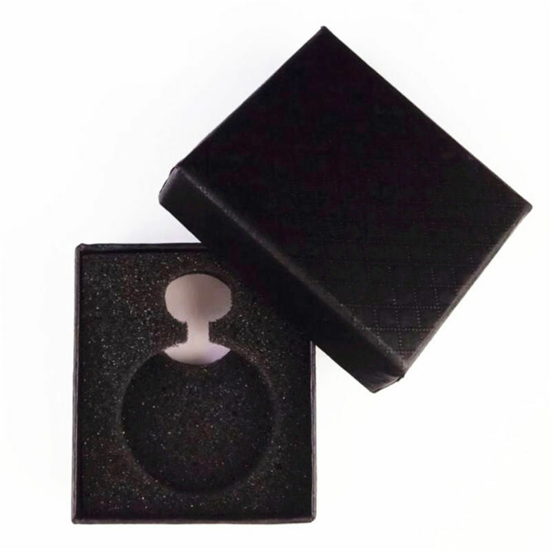 1pc Black Gift Box For Watch Jewelry Pocket Watch Display Case Necklace Chain