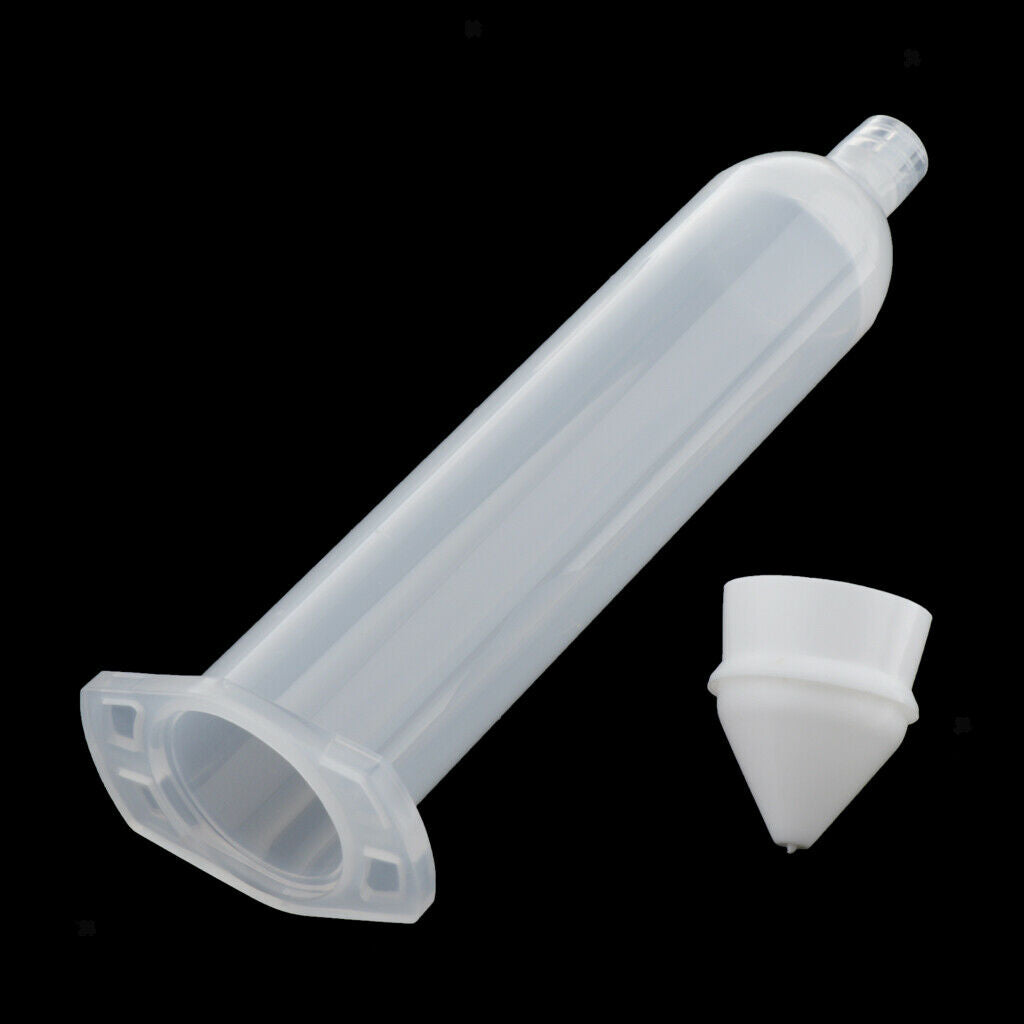 2pcs 30cc Dispenser Barrel Adhesive Dispenser for Scientific Labs Refilling