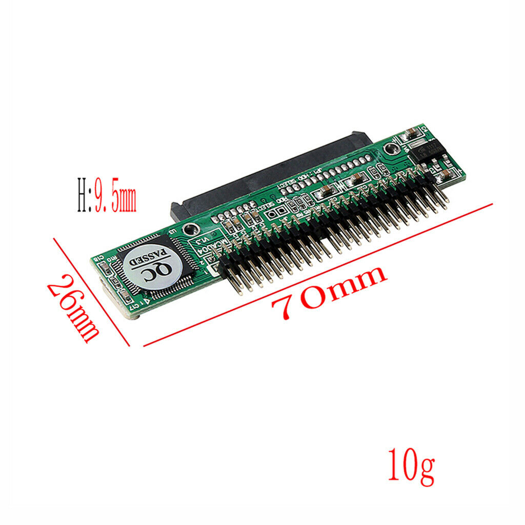 7+15 Pin SATA SSD HDD Female to 2.5" 44Pin IDE Male Adapter for Laptop