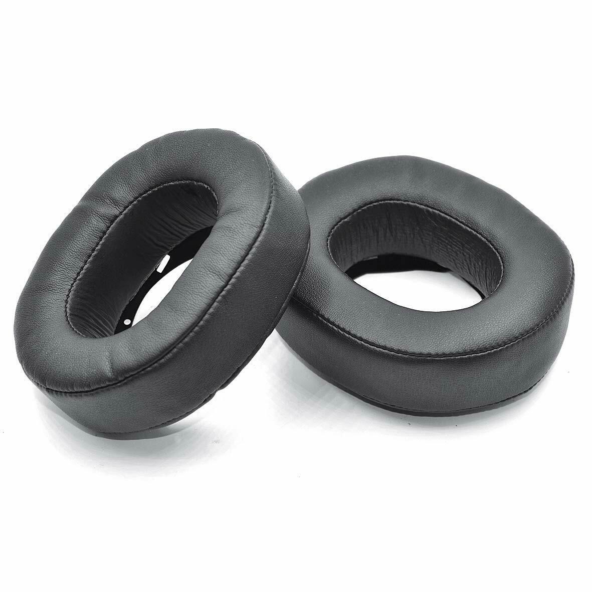 Replacement Leather and Memory Foam Cushion for Sony MDR-HW700 MDR-HW700DS Black