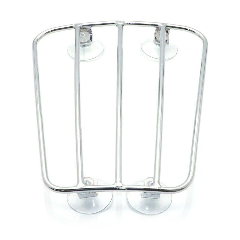 Motorcycle ATV Front Chrome Fuel Tank Luggage Rack Cargo Shelf Bracket Universal