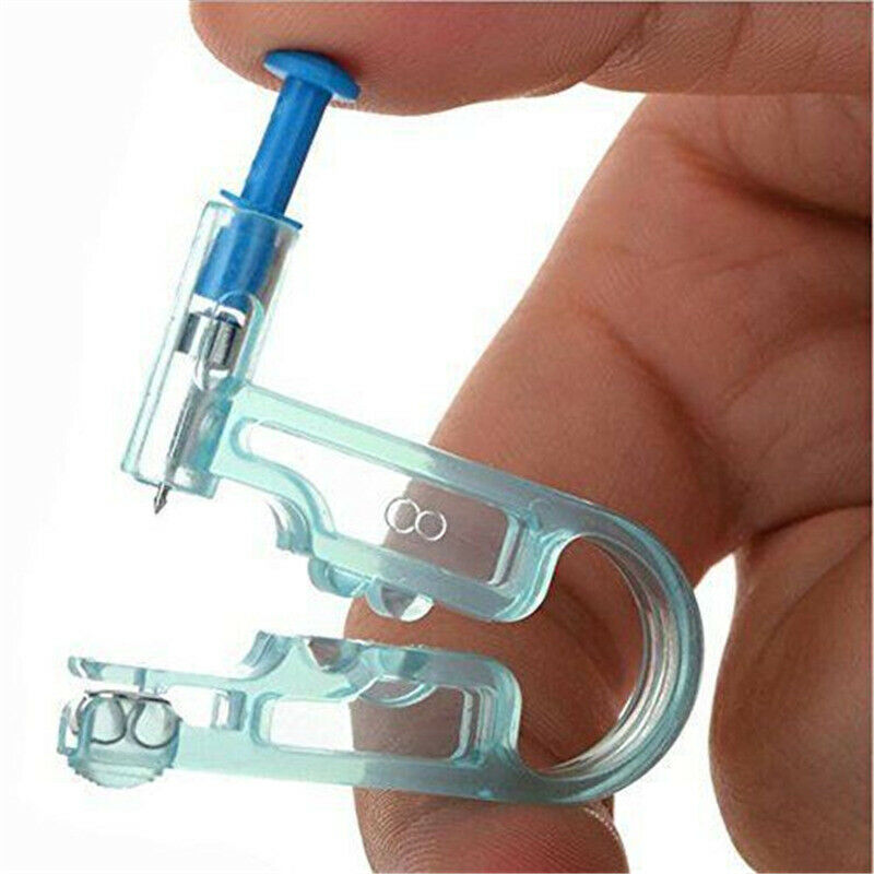 Disposable Ear Piercing Gun Stainless Steel Ear Stud Safety No Pain Asepsis Kit