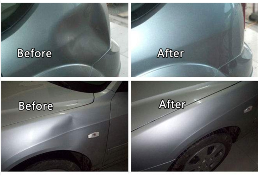 Hammer Dent Puller Car Paintless Dent Repair Hail Removal Kit+ 18 Pulling Tabs
