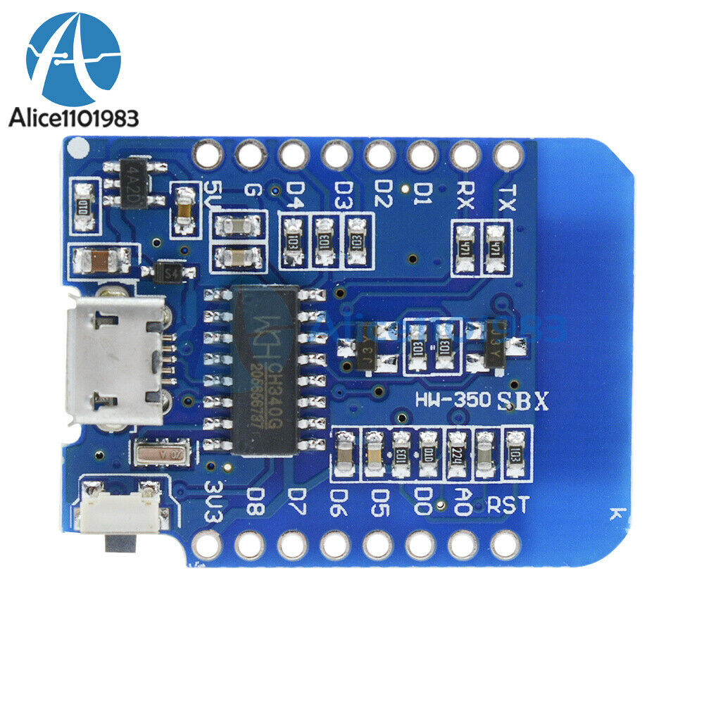 2 x USB NodeMCU Lua ESP8266 ESP-12 4M Bytes WeMos D1 Mini WIFI Development Board